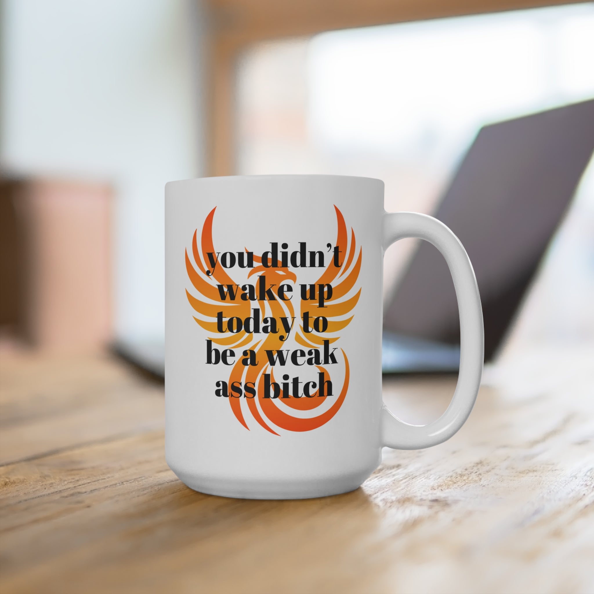 Empowering Phoenix Mug - 15oz Inspirational Coffee Cup