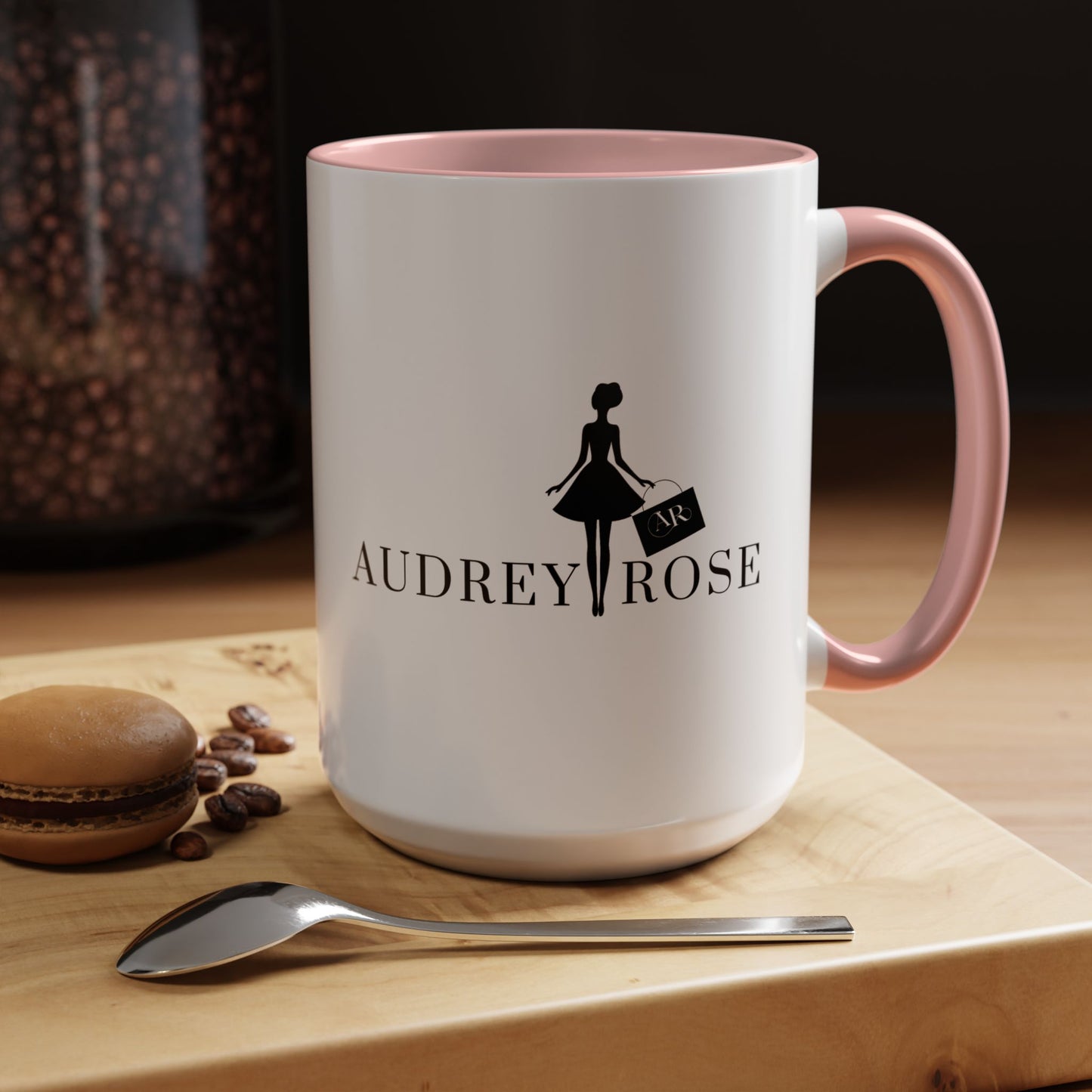 Personalized Accent Coffee Mug - Audrey Rose Collection