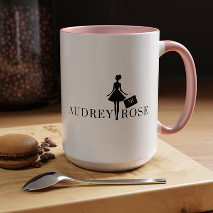 Personalized Accent Coffee Mug - Audrey Rose Collection
