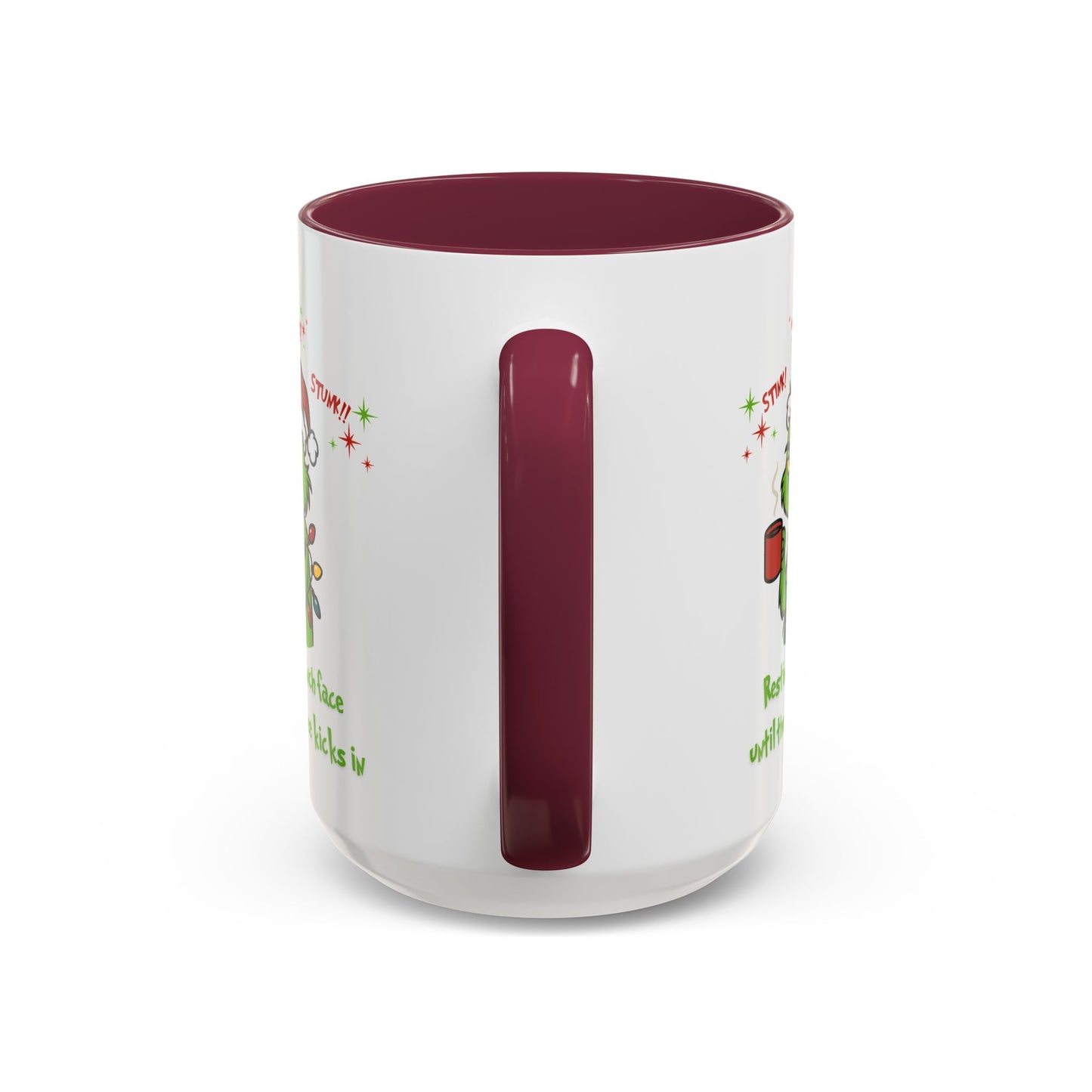 Colorful Grinchy Holiday Mug