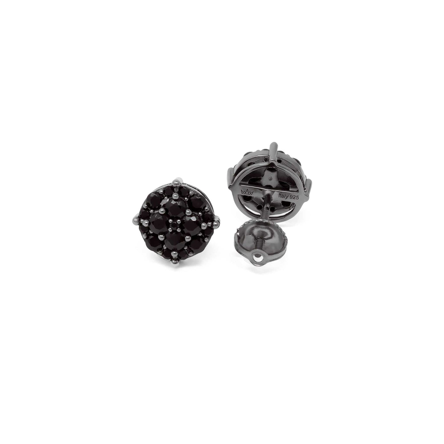 Black Stud Earrings
