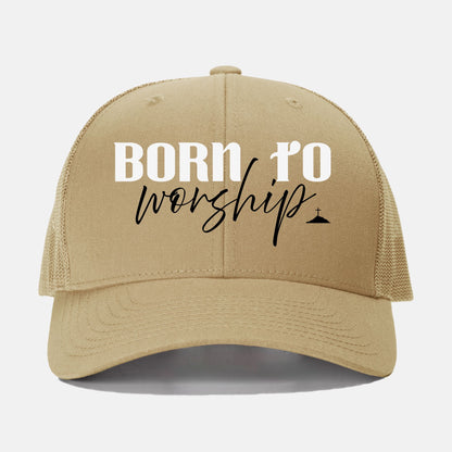Born to Worship Retro Trucker Hat
