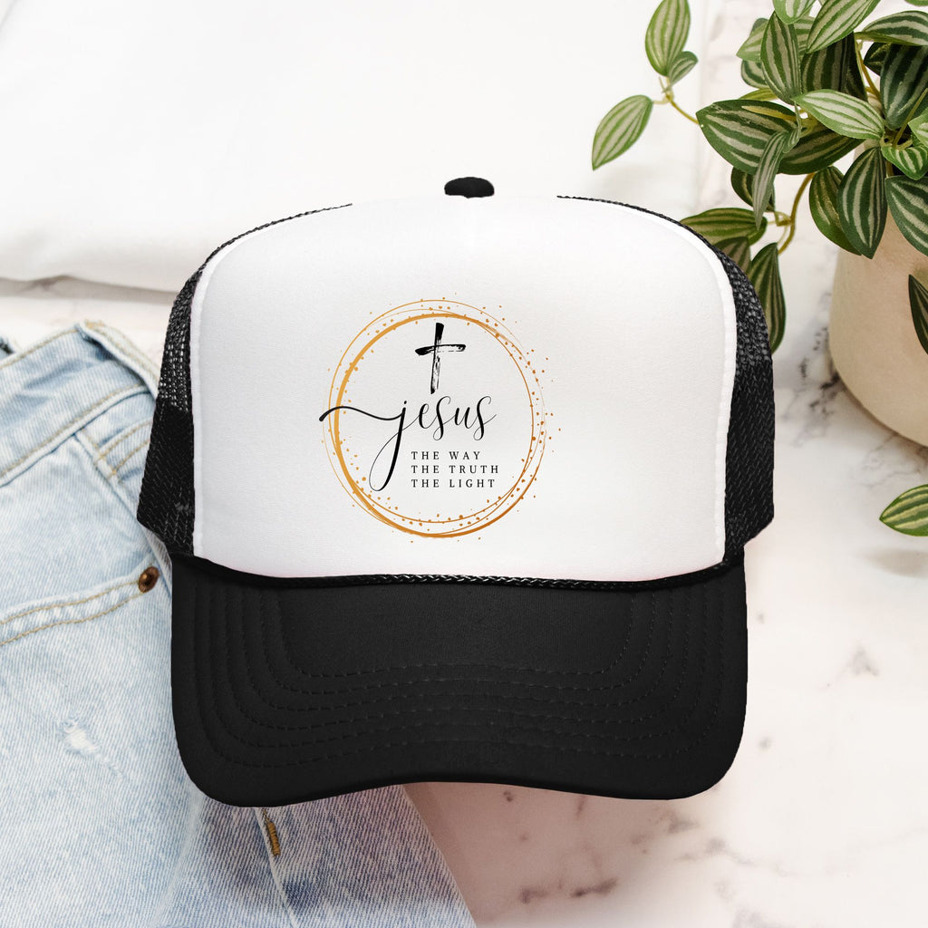 Jesus The Way Foam Trucker Hat
