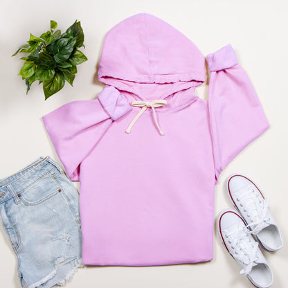 Coffee Cup Comfort Color Lightweight Hooded Sweatshirt