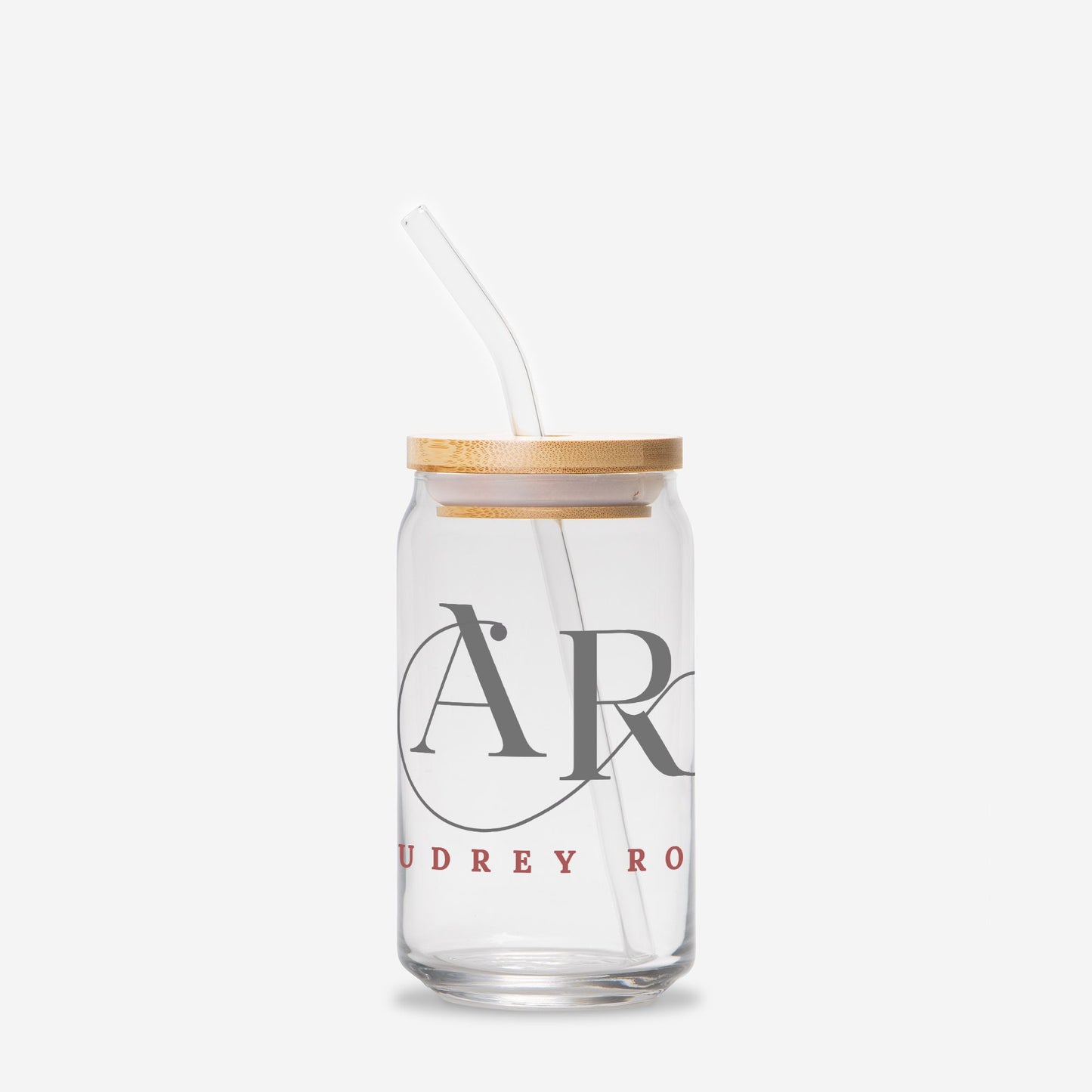 Audrey Rose Glass Can 16oz