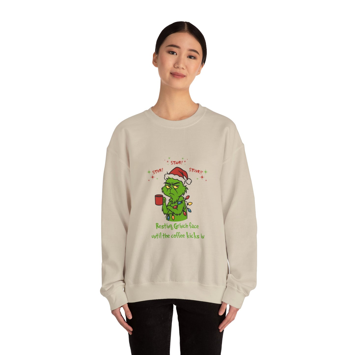Cozy Grinch Crewneck Sweatshirt, for him or her