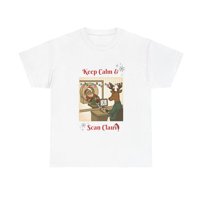Santa CT Scan Christmas Unisex Tee