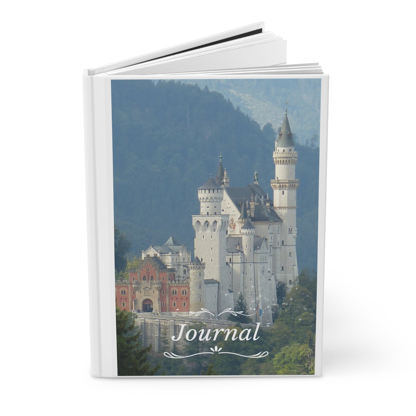 Neuschwanstein Castle Hardcover Journal