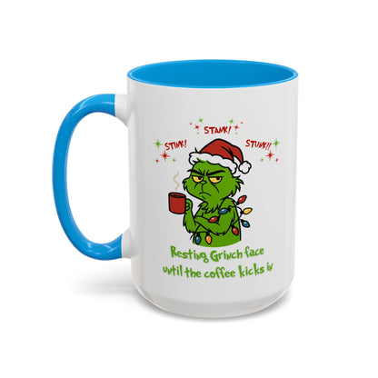 Colorful Grinchy Holiday Mug
