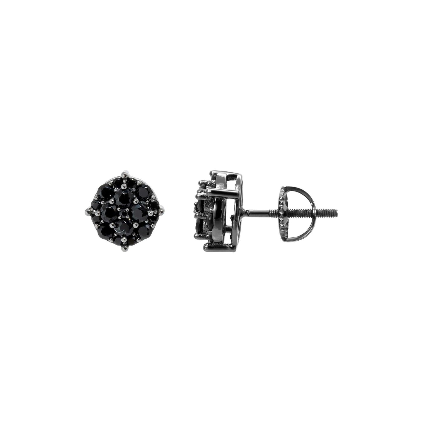 Black Stud Earrings