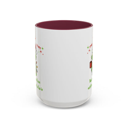 Colorful Grinchy Holiday Mug