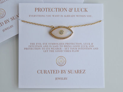 Diamond Evil Eye Necklace