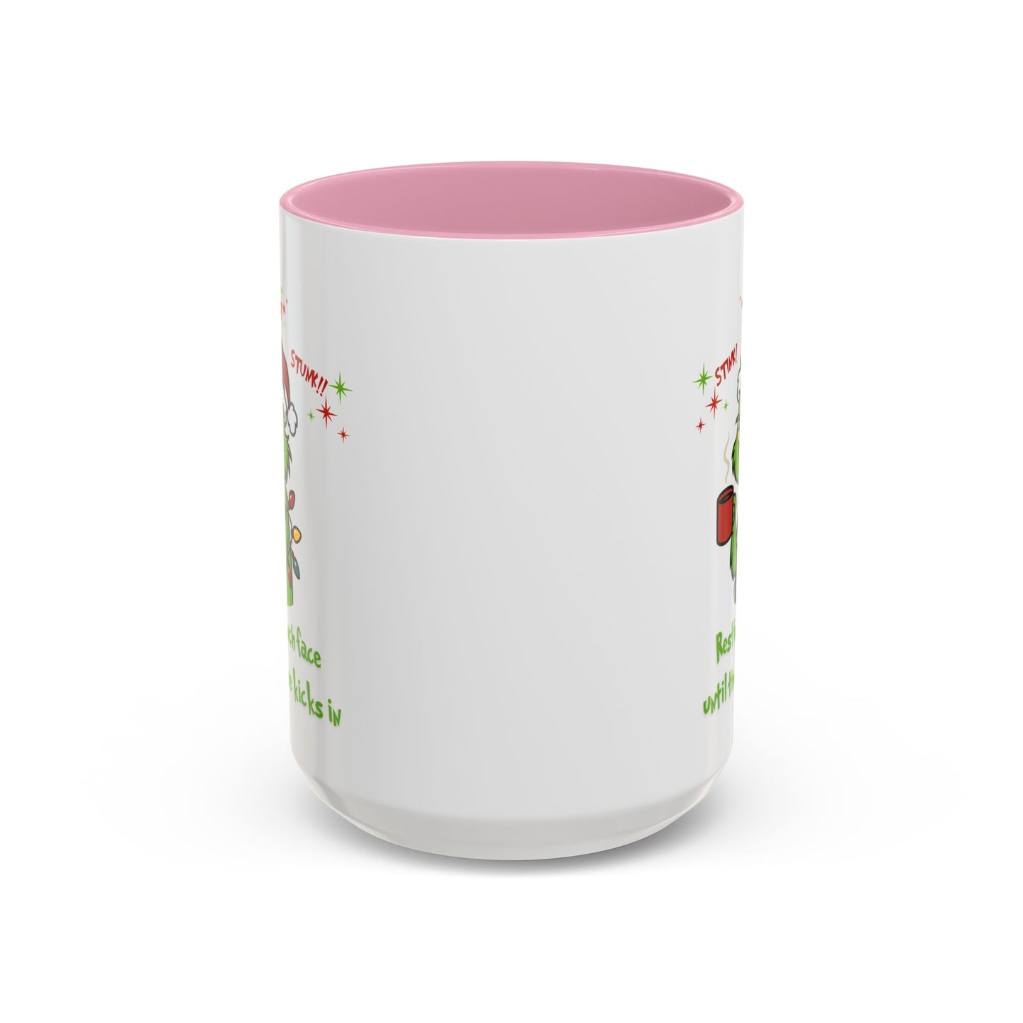 Colorful Grinchy Holiday Mug