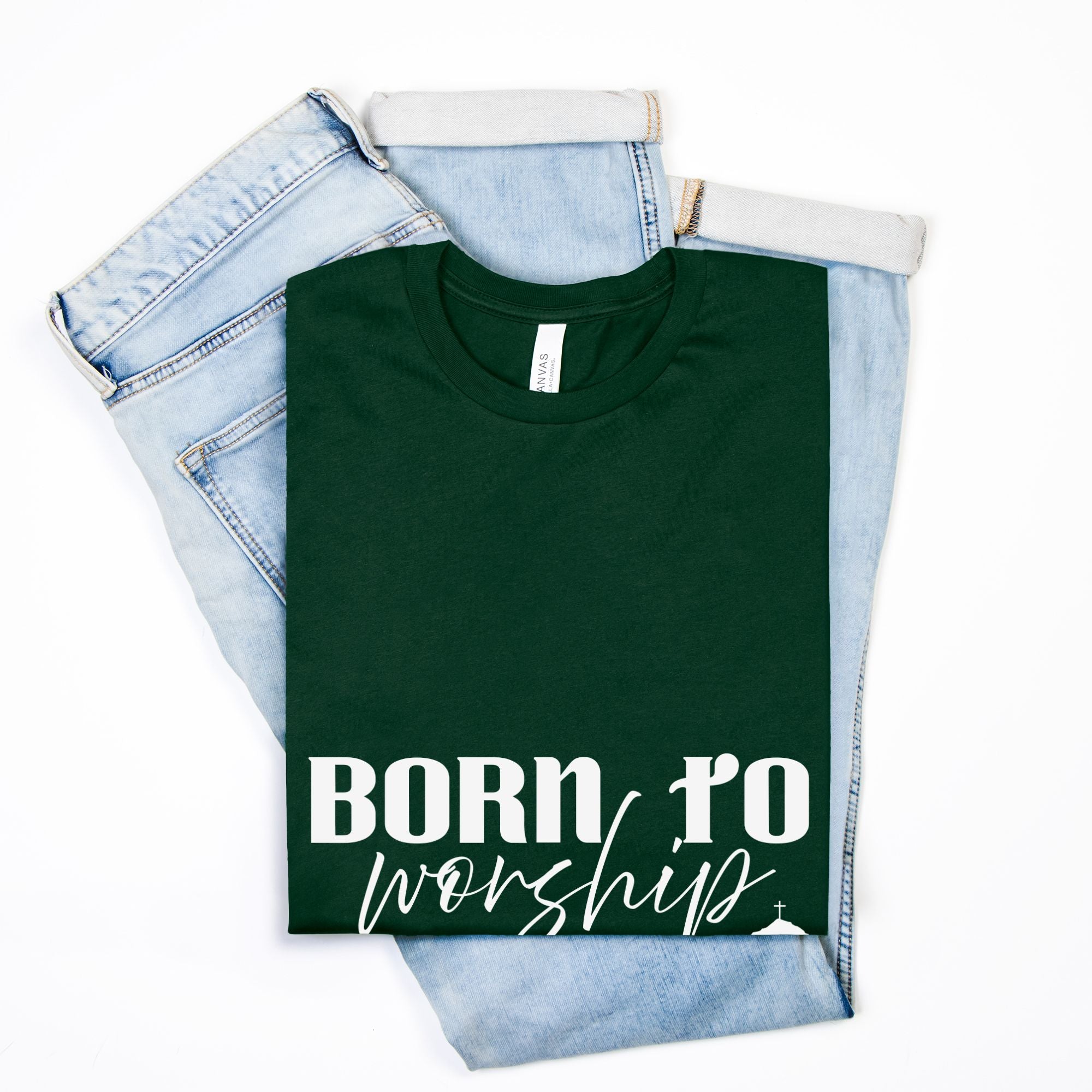Born To Worship Bella Canvas Unisex Tee