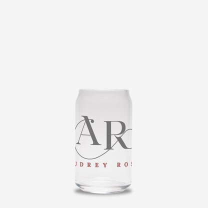Audrey Rose Glass Can 16oz