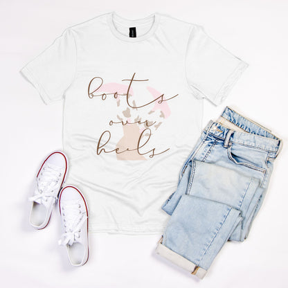 Boots Over Heels Soft-style T-Shirt