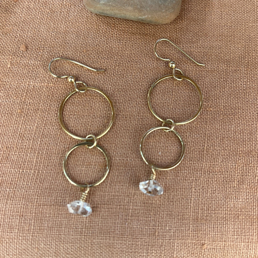 HERKIMER DIAMOND EARRINGS