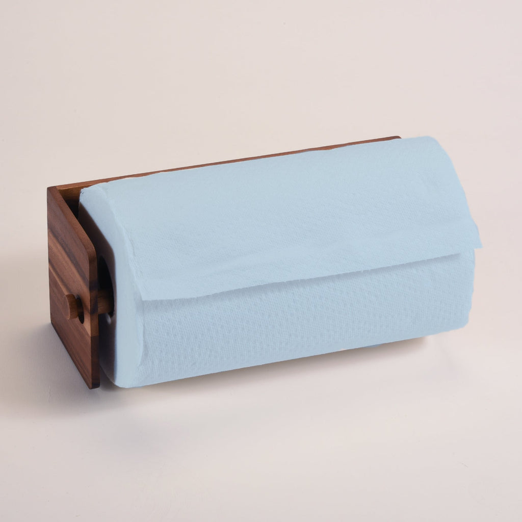 Acacia Wood Paper Towel Holder