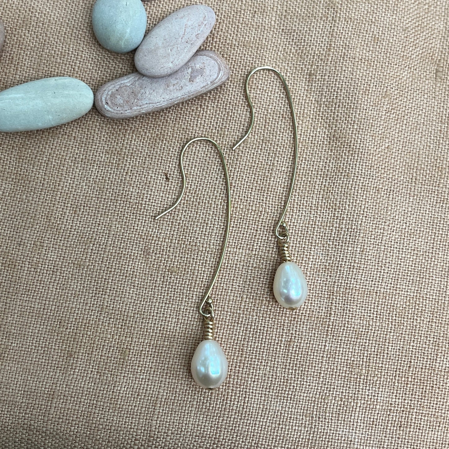 MATTIE BIG PEARL EARRINGS