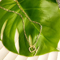 Paperclip chain necklace