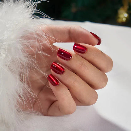 Hot Love Square Nails - Press On Nails | Long Lasting & Reusable