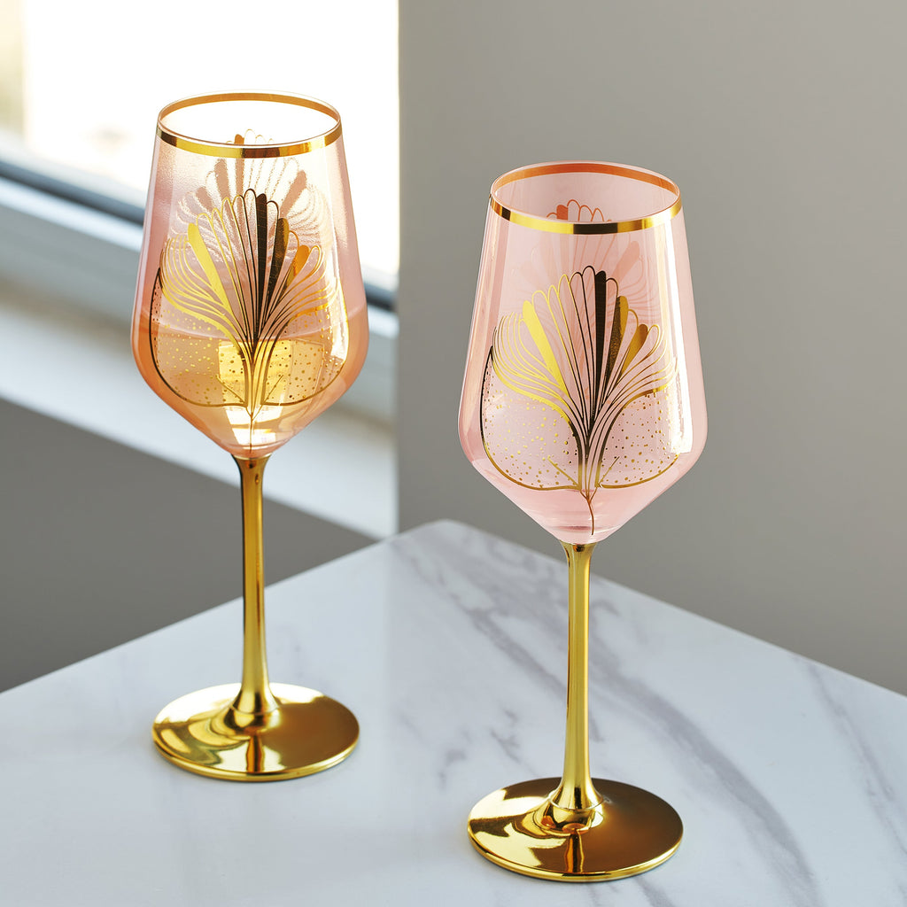 Trevi Stemmed Wine Glassware, Set of 2