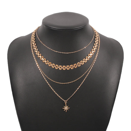 Layered Northstar Necklace
