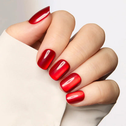 Hot Love Square Nails - Press On Nails | Long Lasting & Reusable