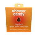Shower Candy Citrus Burst Goat Milk Bar Soap – Refreshing Hydrating Cleanse