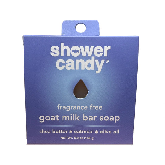 Shower Candy Fragrance Free Goat Milk Bar Soap – Gentle Hydrating Cleanse