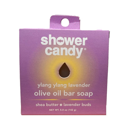 Shower Candy Ylang Ylang Lavender Bar Soap – Nourishing Olive Oil Cleanse
