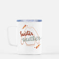 Sweater Weather Travel Mug w/ Lid- 10 oz.