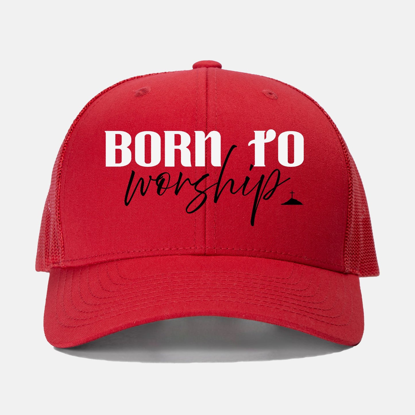 Born to Worship Retro Trucker Hat