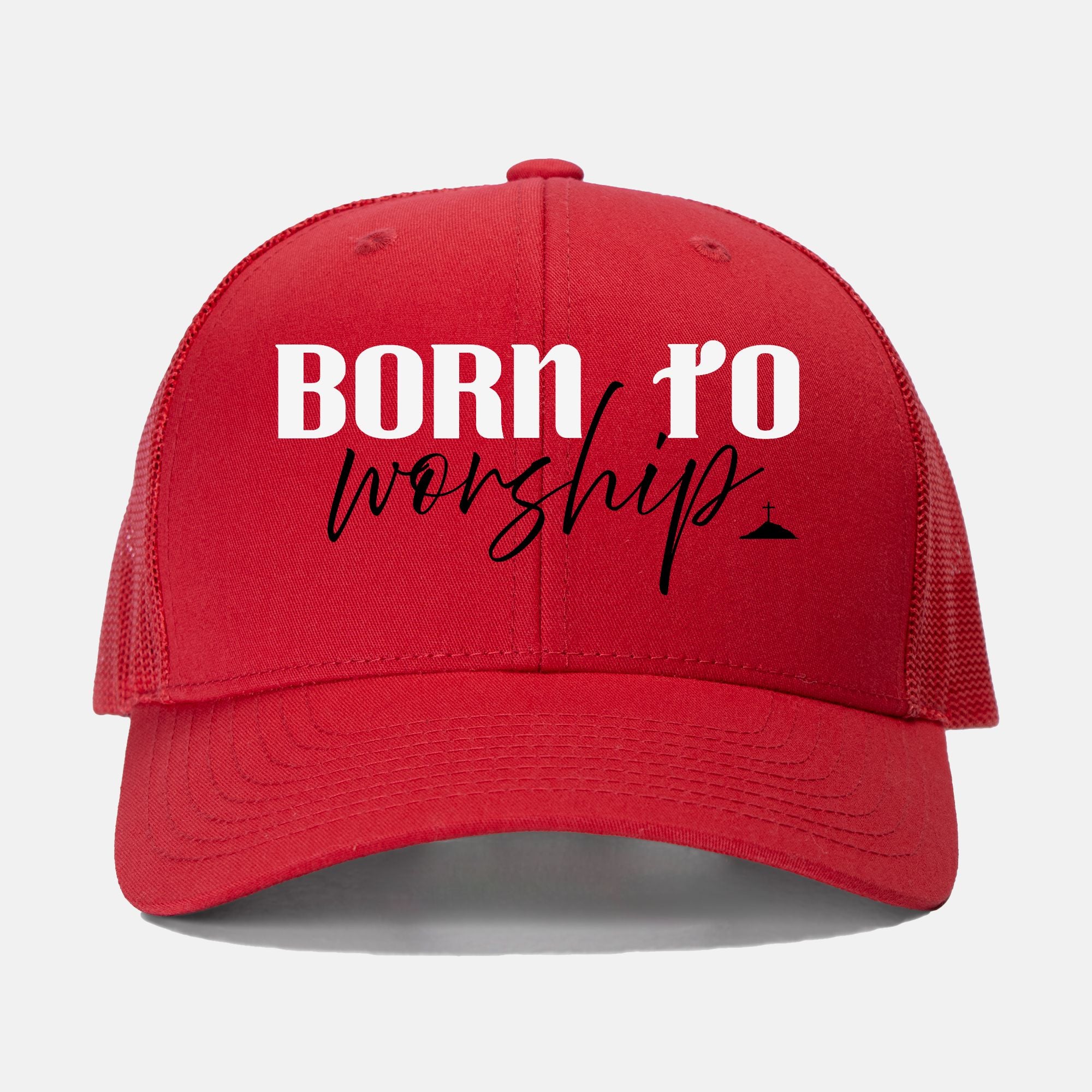Born to Worship Retro Trucker Hat