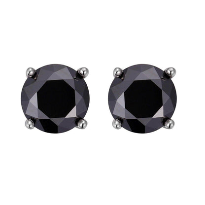 S925 Multicolor Moissanite 4-Prong Stud Earrings, 10 Color 0.5-3ct D-Grade VVS Certificate, Unisex Hypoallergenic Sterling Silver Gift