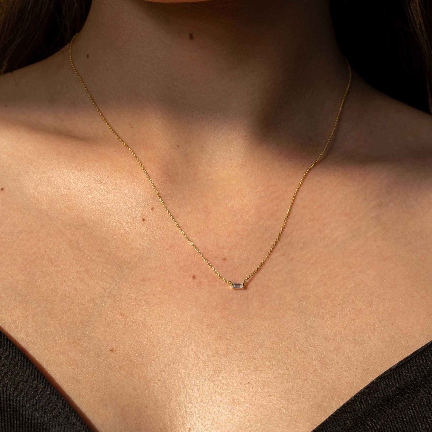 Baguette Sparkle Necklace