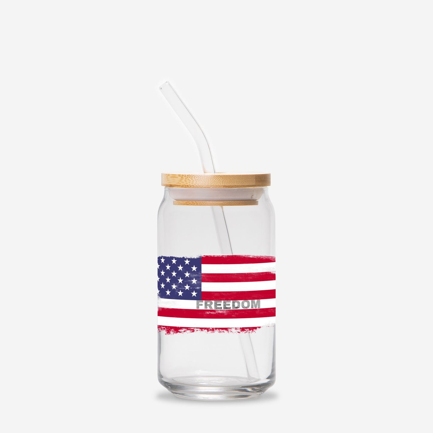 FREEDOM Glass Tumbler -16oz