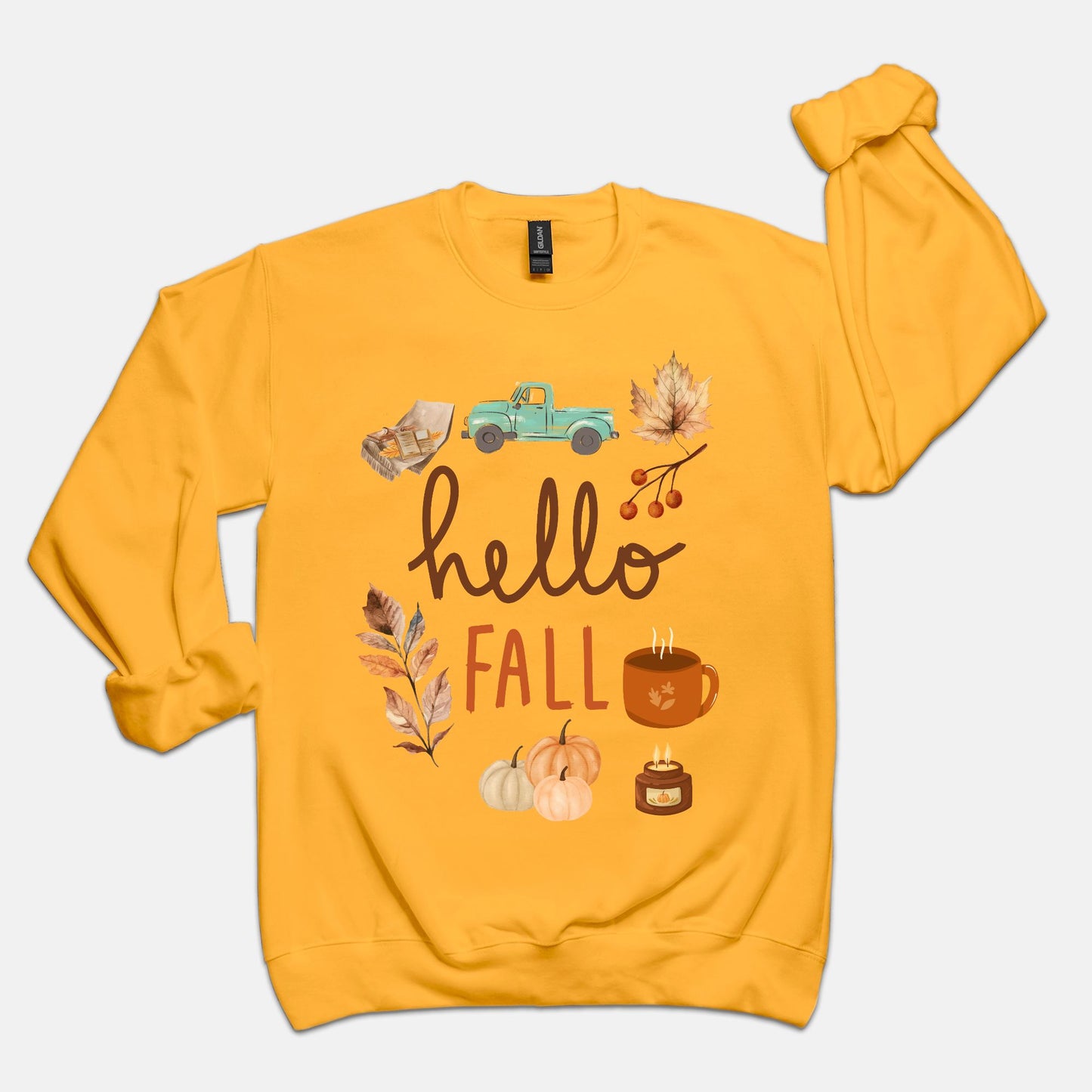 Hello Fall Unisex Crew Neck Sweatshirt