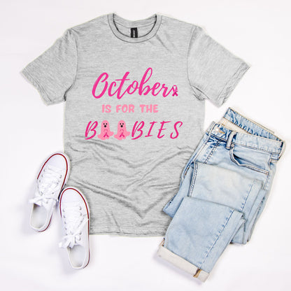 October Cancer Awareness Unisex Soft-style T-Shirt