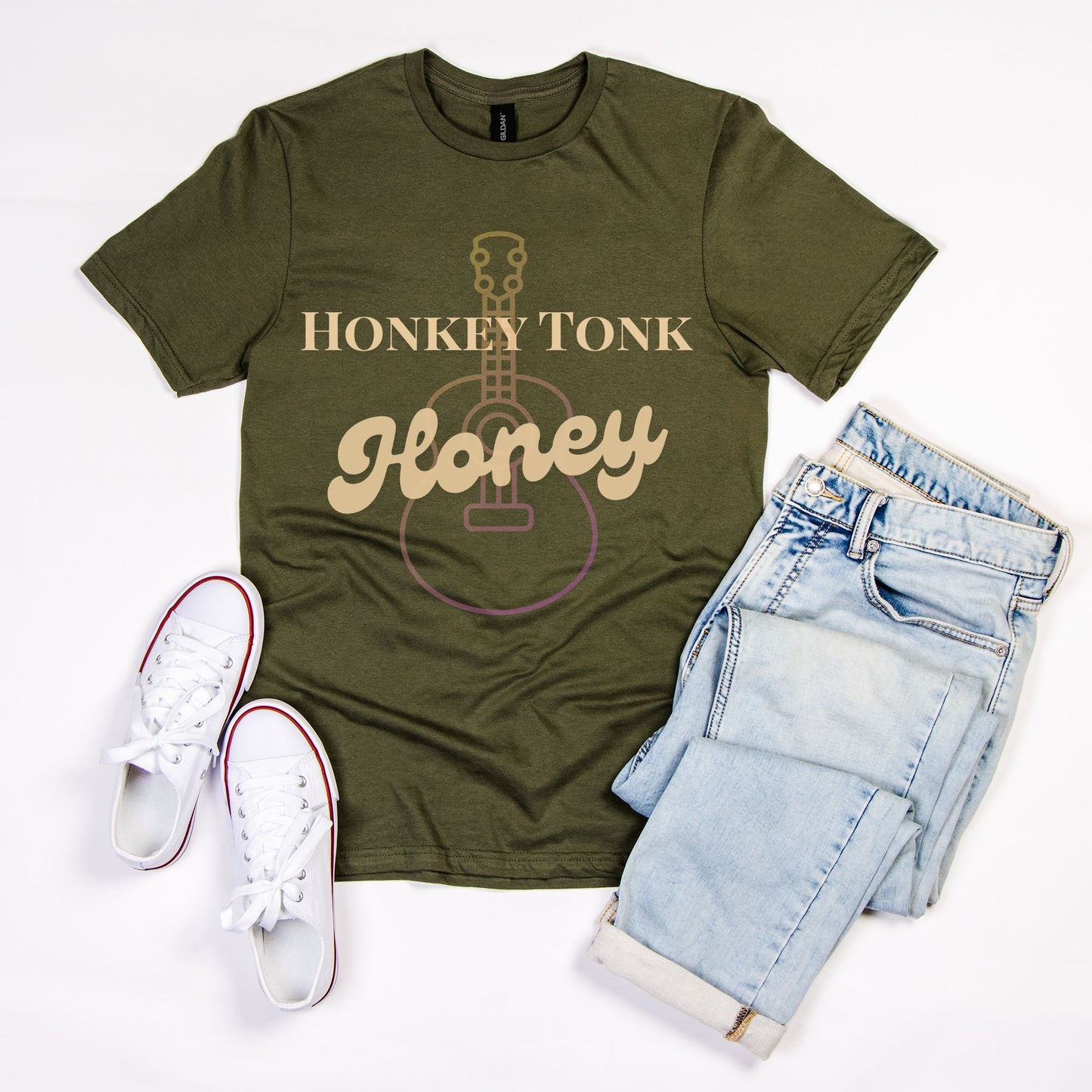 Honkey Tonk Honey Soft-style T-Shirt