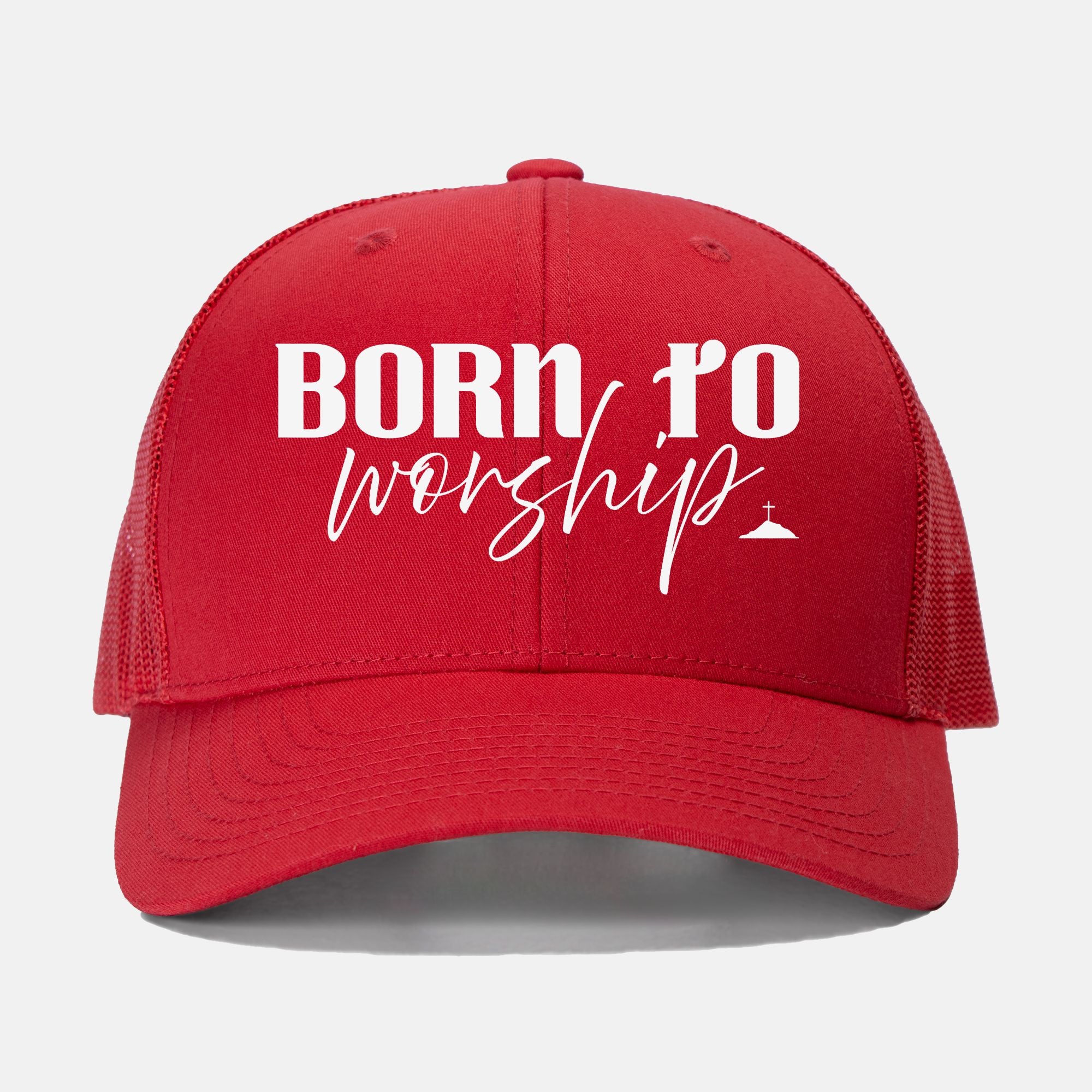 Born to Worship Retro Trucker Hat