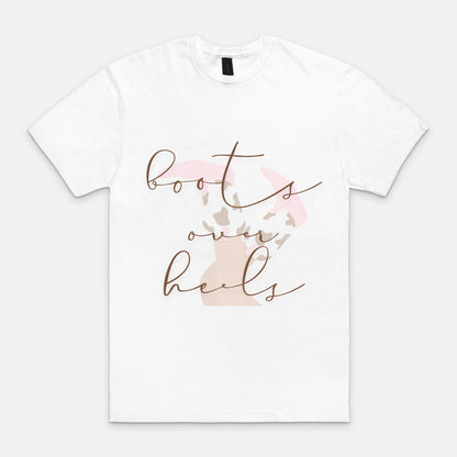 Boots Over Heels Soft-style T-Shirt