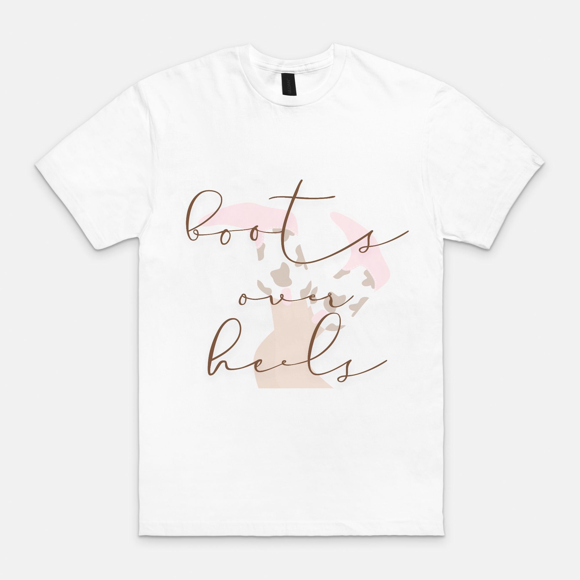 Boots Over Heels Soft-style T-Shirt