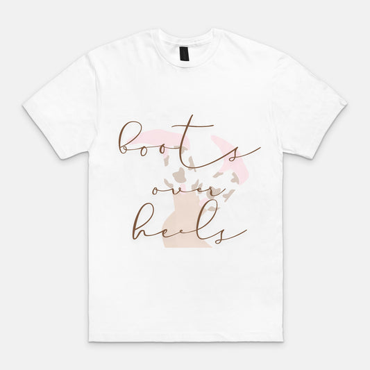Boots Over Heels Soft-style T-Shirt