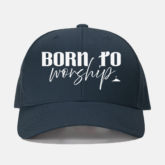 Born to Worship Retro Trucker Hat