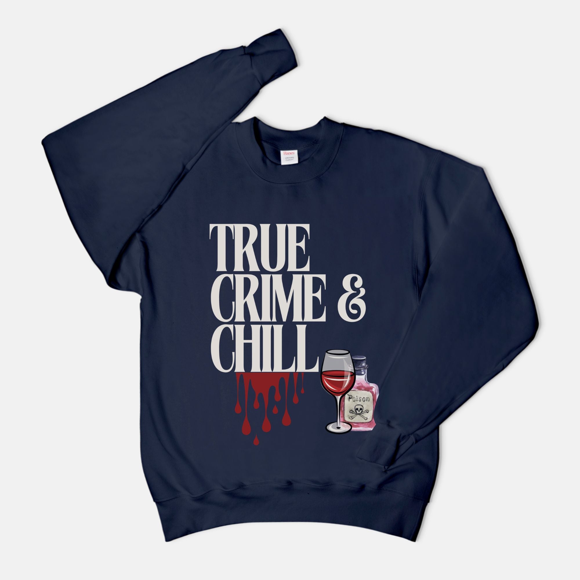 True Crime & Chill Unisex Crew Neck Sweatshirt