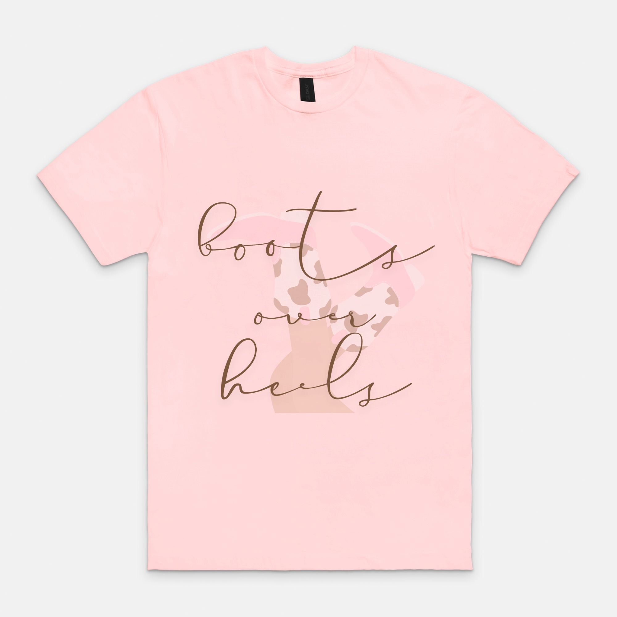 Boots Over Heels Soft-style T-Shirt