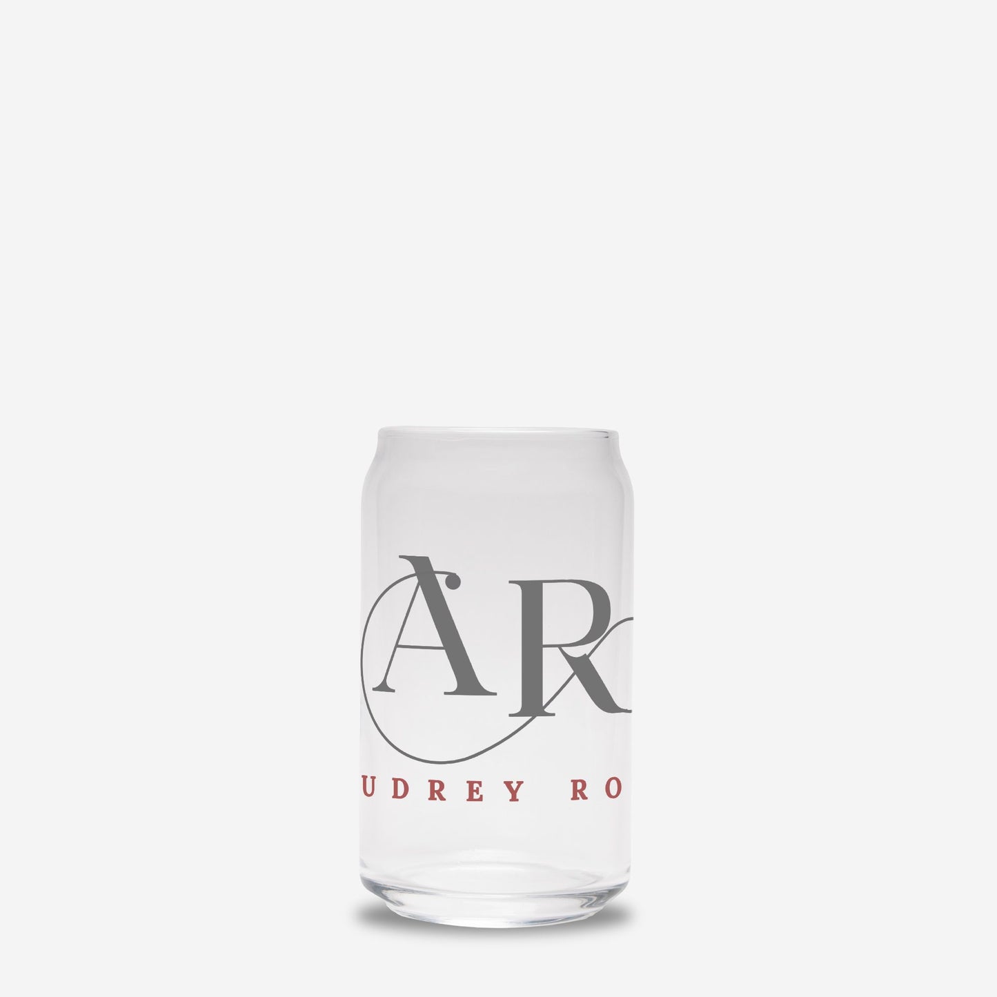 Audrey Rose Glass Can 16oz