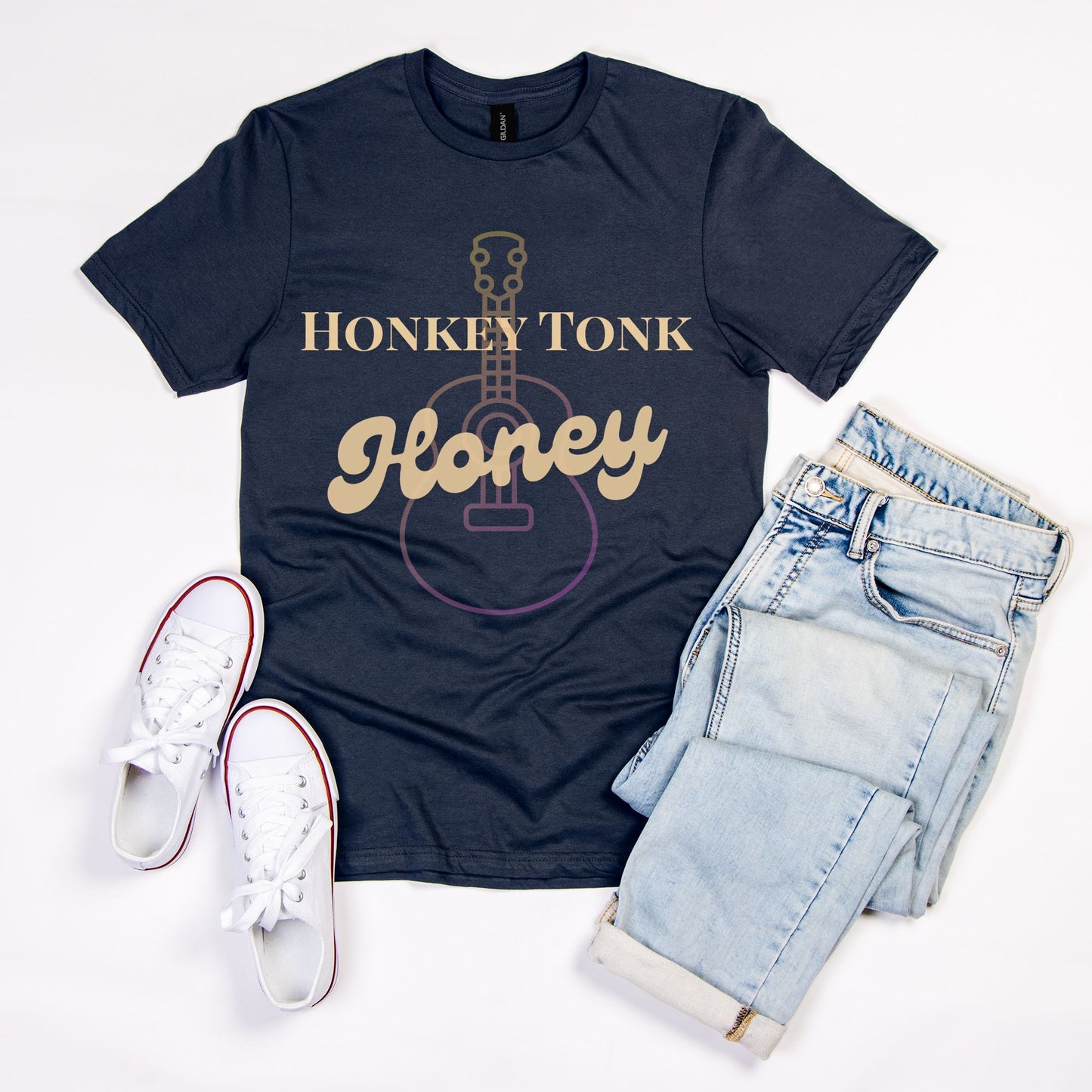 Honkey Tonk Honey Soft-style T-Shirt