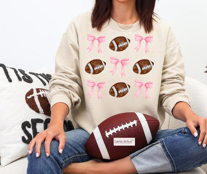 Football & Bows Graphic Tee